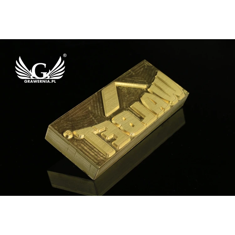 Hot Stamp for Hot and Cold Logo Embossing - Die Dimensions: 102x40mm - CNC
