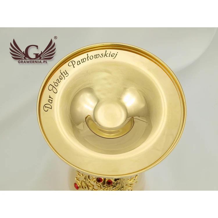 ENGRAVING GOBLETS - fiber laser service with 15 microns precision - GK02