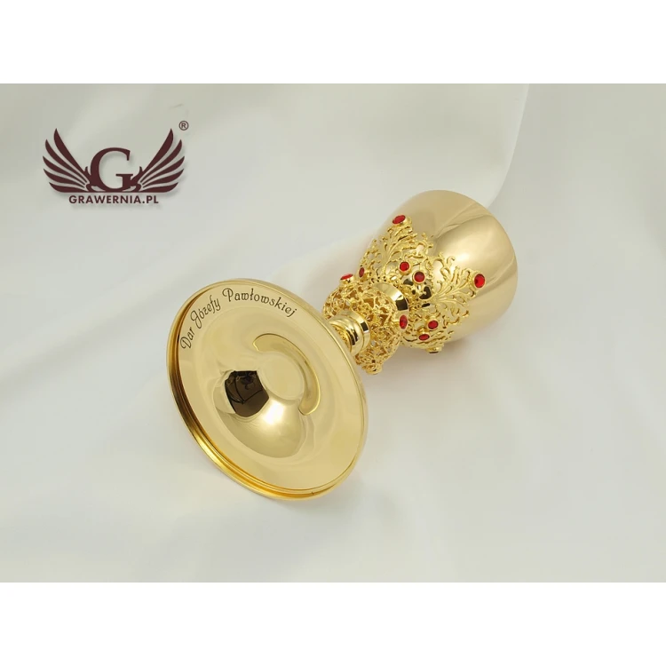 ENGRAVING GOBLETS - fiber laser service with 15 microns precision - GK02