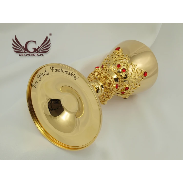 ENGRAVING GOBLETS - fiber laser service with 15 microns precision - GK02