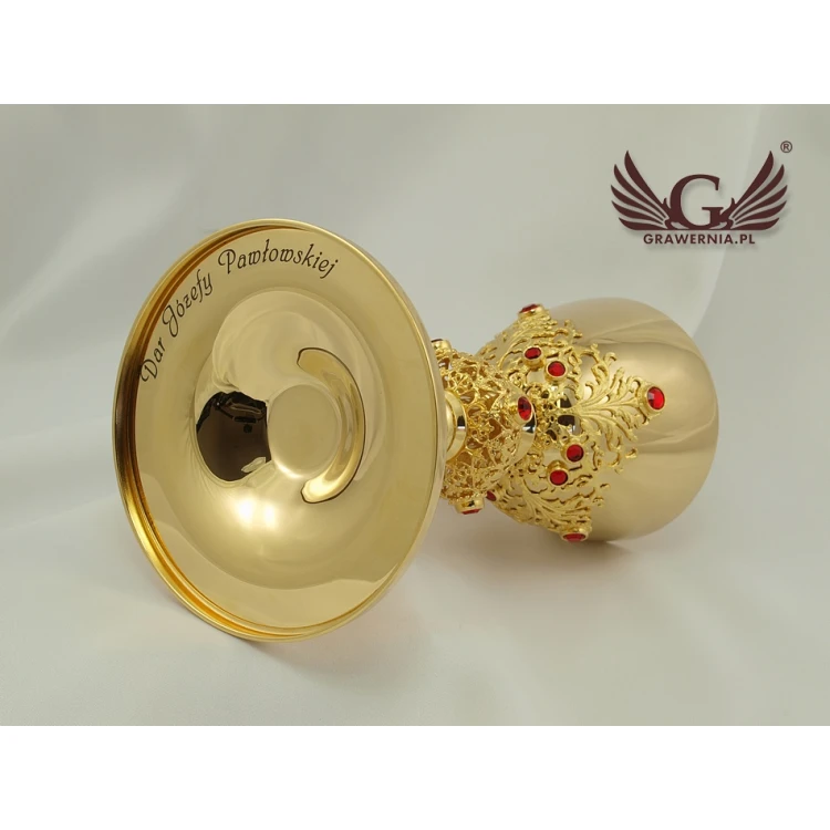 ENGRAVING GOBLETS - fiber laser service with 15 microns precision - GK02
