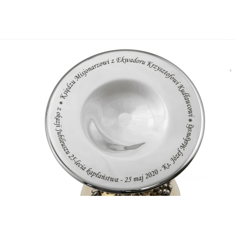 ENGRAVING GOBLETS - fiber laser service with 15 microns precision - GK01