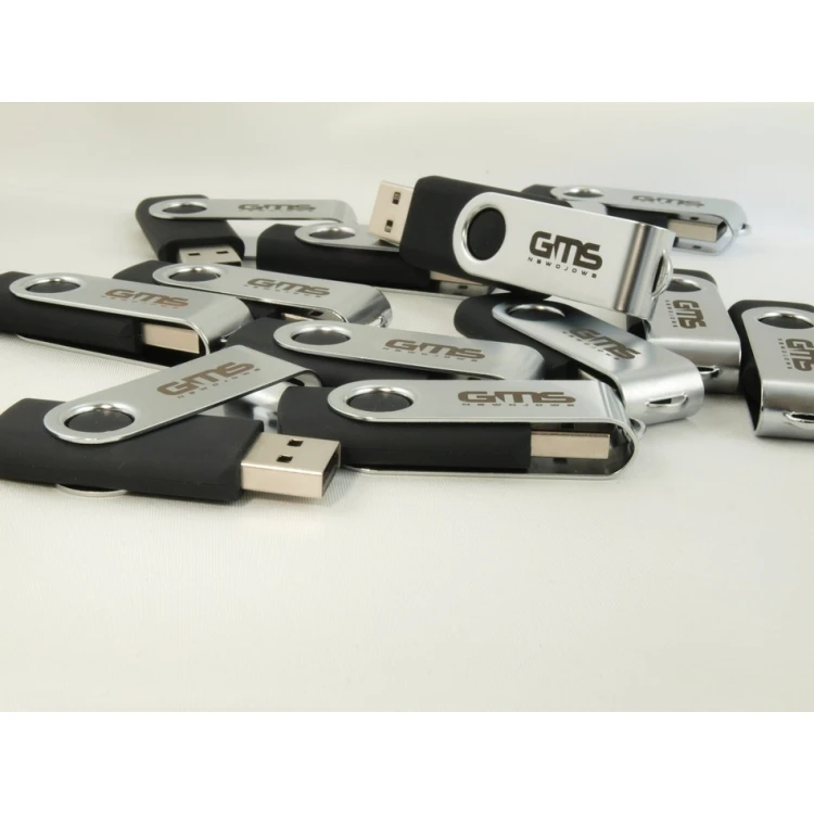 TWISTER 8GB USB 2.0 FLASH DRIVE with your logo or any laser-engraved inscription