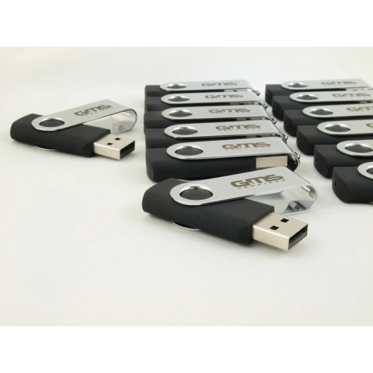 TWISTER 8GB USB 2.0 FLASH DRIVE with your logo or any laser-engraved inscription