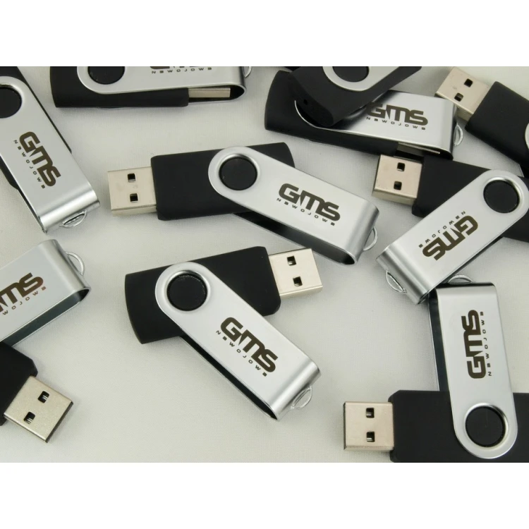TWISTER 8GB USB 2.0 FLASH DRIVE with your logo or any laser-engraved inscription