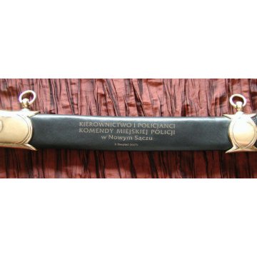 Sabre Sheath Engraving - Custom Dedication Engraving Service