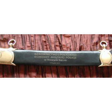 Sabre Sheath Engraving - Custom Dedication Engraving Service