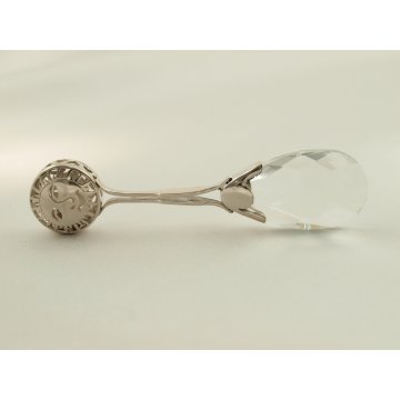 RATTLE - SILVER - Holy Baptism Souvenir - SRB020 design