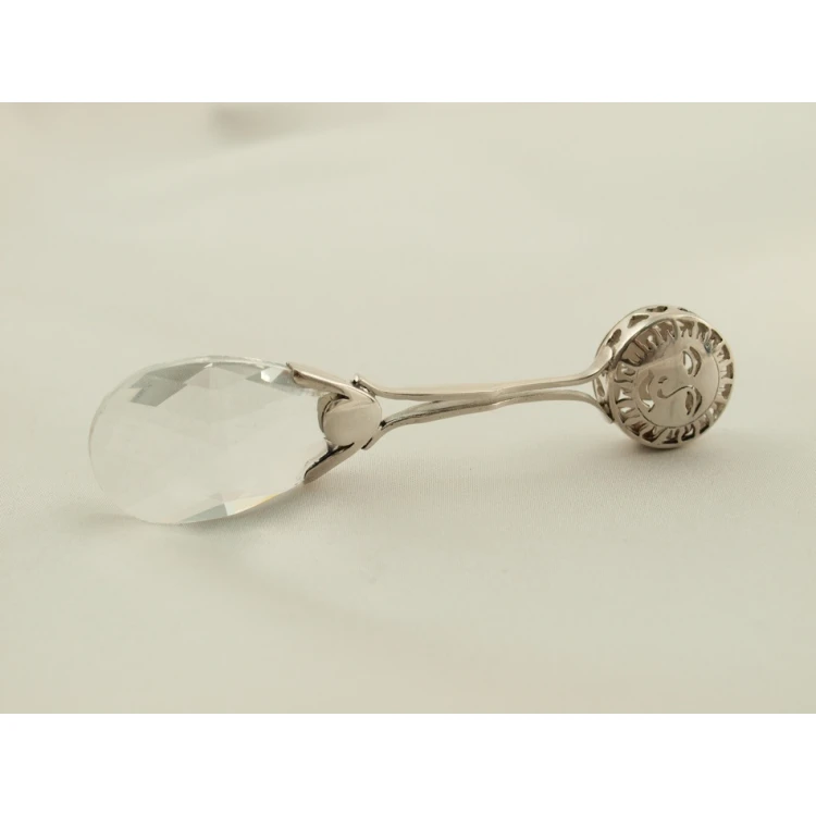 RATTLE - SILVER - Holy Baptism Souvenir - SRB020 design