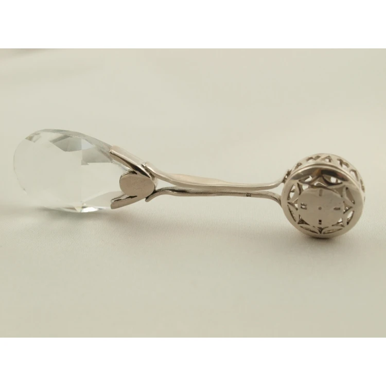RATTLE - SILVER - Holy Baptism Souvenir - SRB020 design