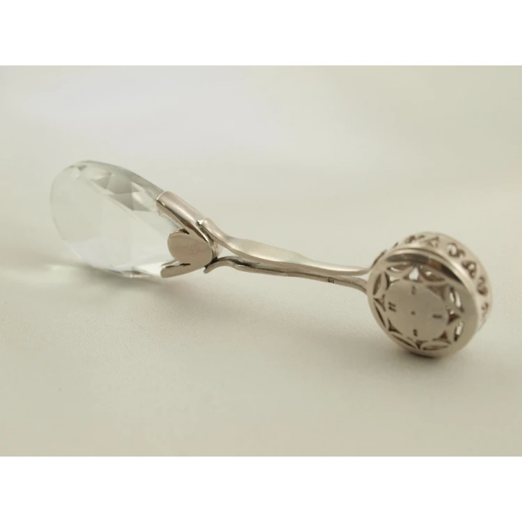 RATTLE - SILVER - Holy Baptism Souvenir - SRB020 design