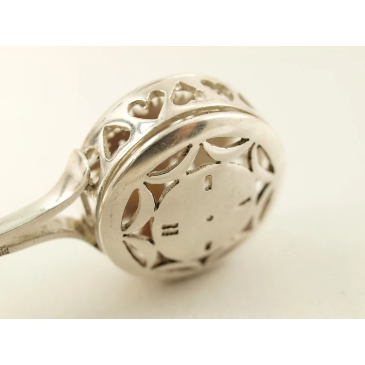 RATTLE - SILVER - Holy Baptism Souvenir - SRB020 design