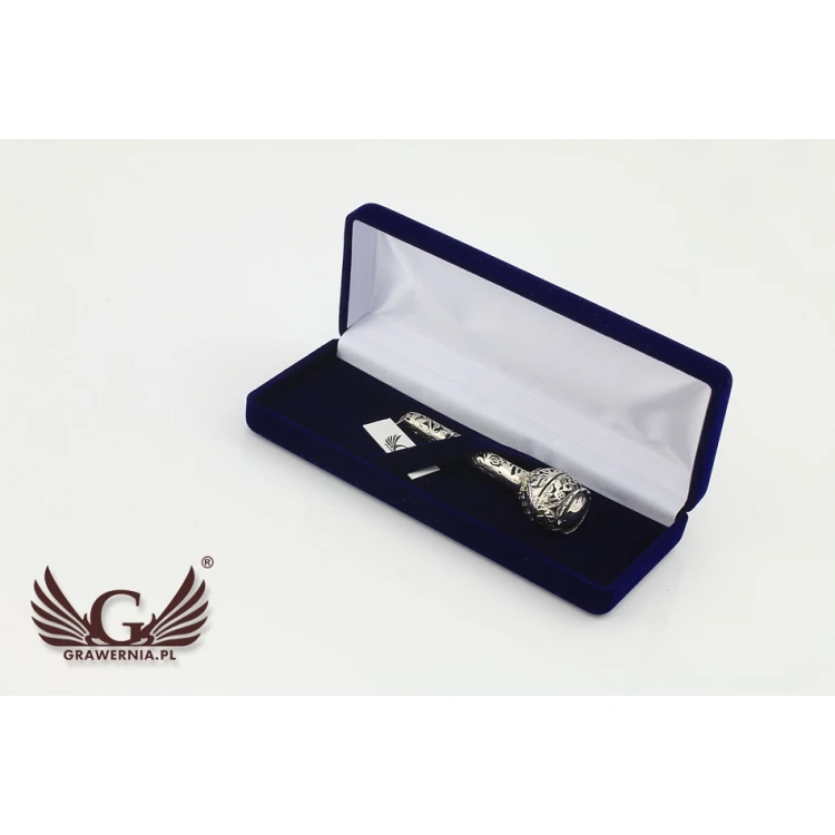 RATTLE - SILVER - Holy Baptism Souvenir - SRB014 design