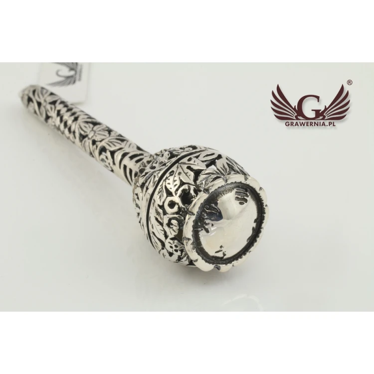 RATTLE - SILVER - Holy Baptism Souvenir - SRB014 design