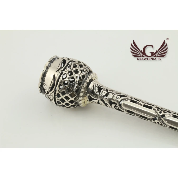 RATTLE - SILVER - Holy Baptism Souvenir - SRB014 design