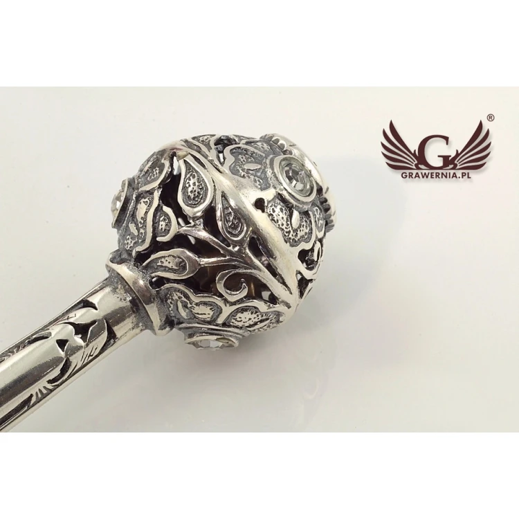 RATTLE - SILVER - Holy Baptism Souvenir - SRB012 design