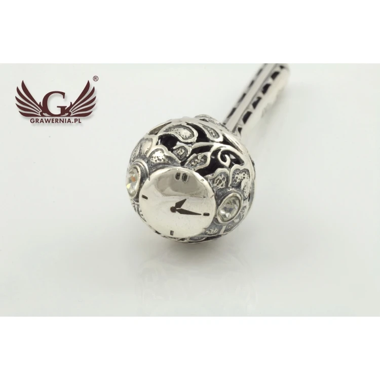 RATTLE - SILVER - Holy Baptism Souvenir - SRB012 design