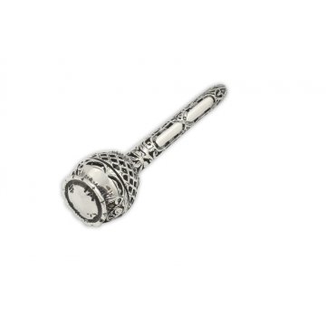 RATTLE - SILVER - Holy Baptism Souvenir - SRB014 design