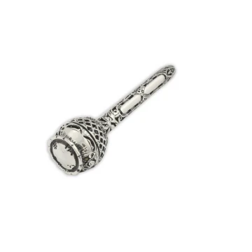 RATTLE - SILVER - Holy Baptism Souvenir - SRB014 design