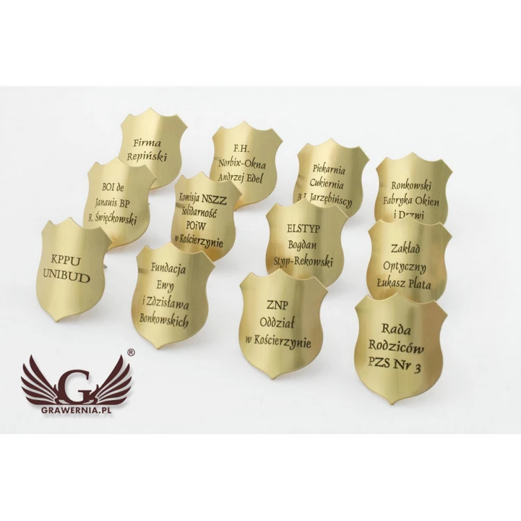 FLAGPOLE TREE NAILS - brass