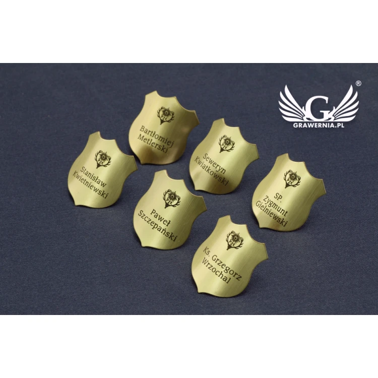 FLAGPOLE TREE NAILS - brass