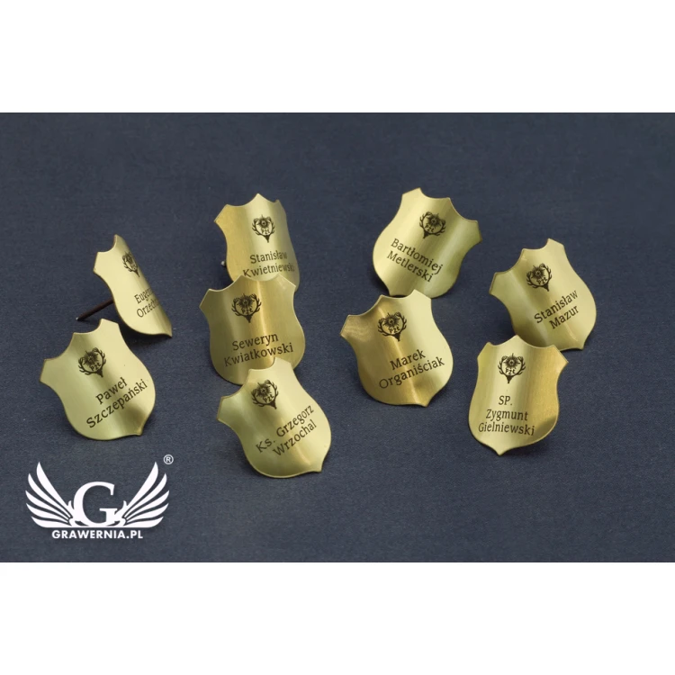 FLAGPOLE TREE NAILS - brass