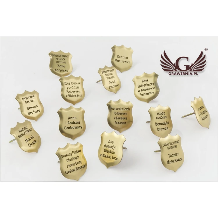 FLAGPOLE NAILS - brass