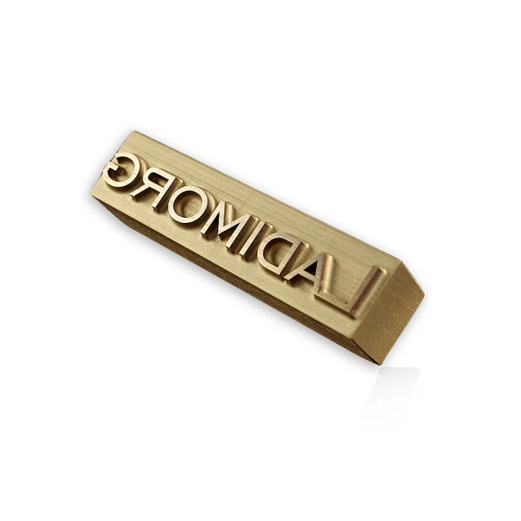 HOTSTAMP - Die / Stamp for hot and cold logo embossing - die dimensions: 52x12mm