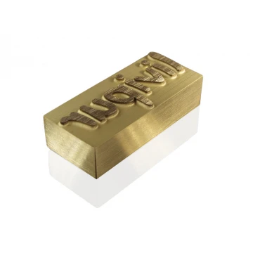 HOTSTAMP - Die / Stamp for hot and cold logo embossing - die dimensions: 57x25mm