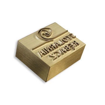 HOTSTAMP - Die / Stamp for hot and cold logo embossing - die dimensions: 34x27mm