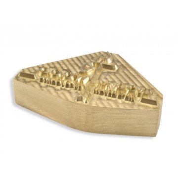 HOTSTAMP - Die / Stamp for hot and cold logo embossing - die dimensions: 56x35mm - CNC