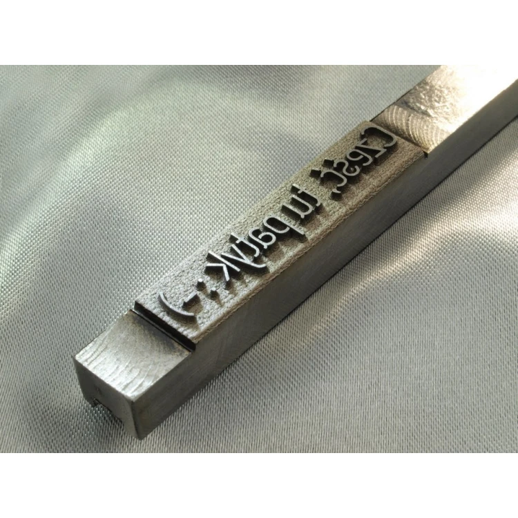 HOTSTAMP - Die / Steel Stamp for Hot Logo Embossing