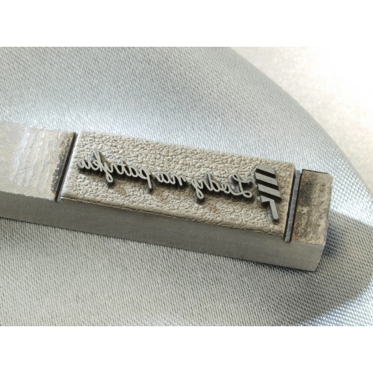 HOTSTAMP - Die / Steel Stamp for Hot Logo Embossing