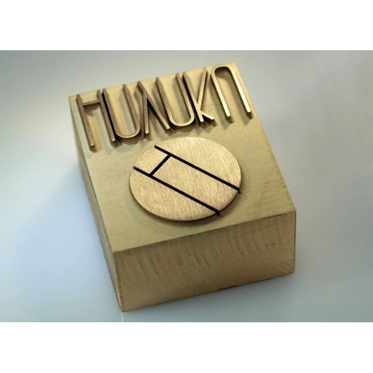 HOTSTAMP - Brass Die / Stamp for Hot Logo Embossing - dimensions: 30x25mm