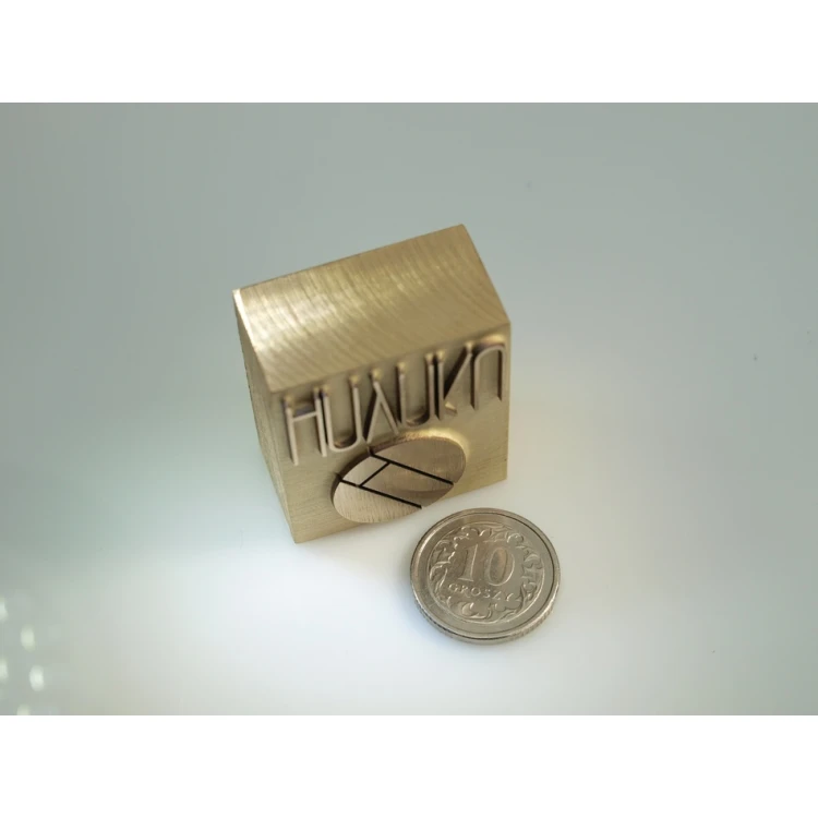 HOTSTAMP - Brass Die / Stamp for Hot Logo Embossing - dimensions: 30x25mm
