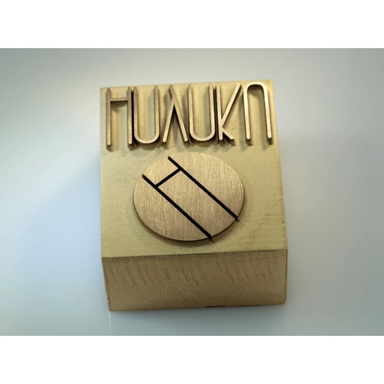 HOTSTAMP - Brass Die / Stamp for Hot Logo Embossing - dimensions: 30x25mm