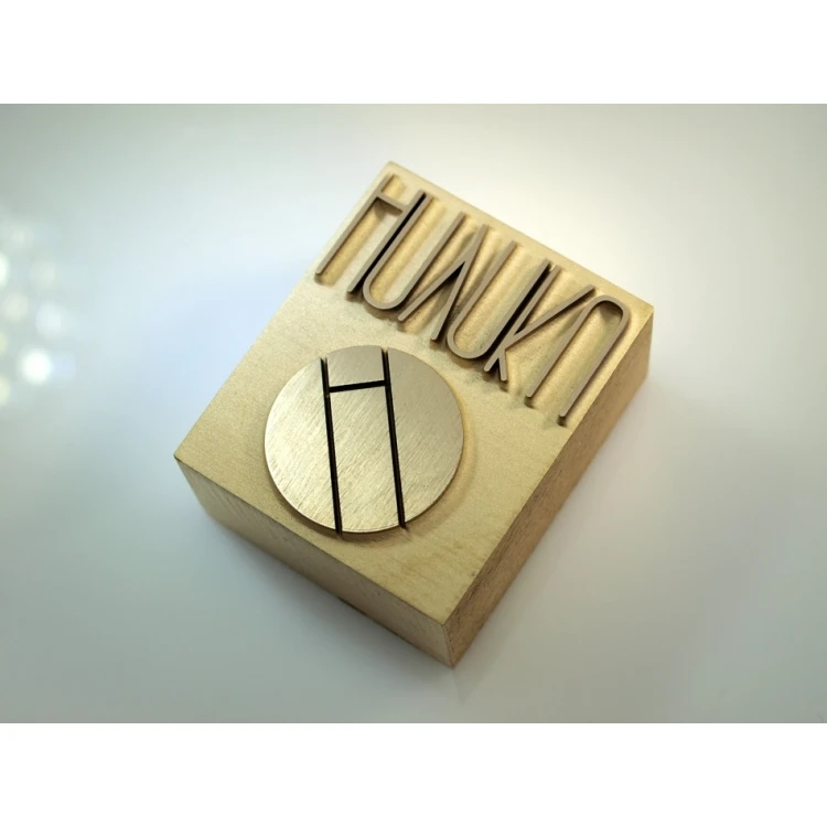 HOTSTAMP - Brass Die / Stamp for Hot Logo Embossing - dimensions: 30x25mm