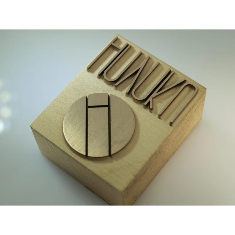 HOTSTAMP - Brass Die / Stamp for Hot Logo Embossing - dimensions: 30x25mm