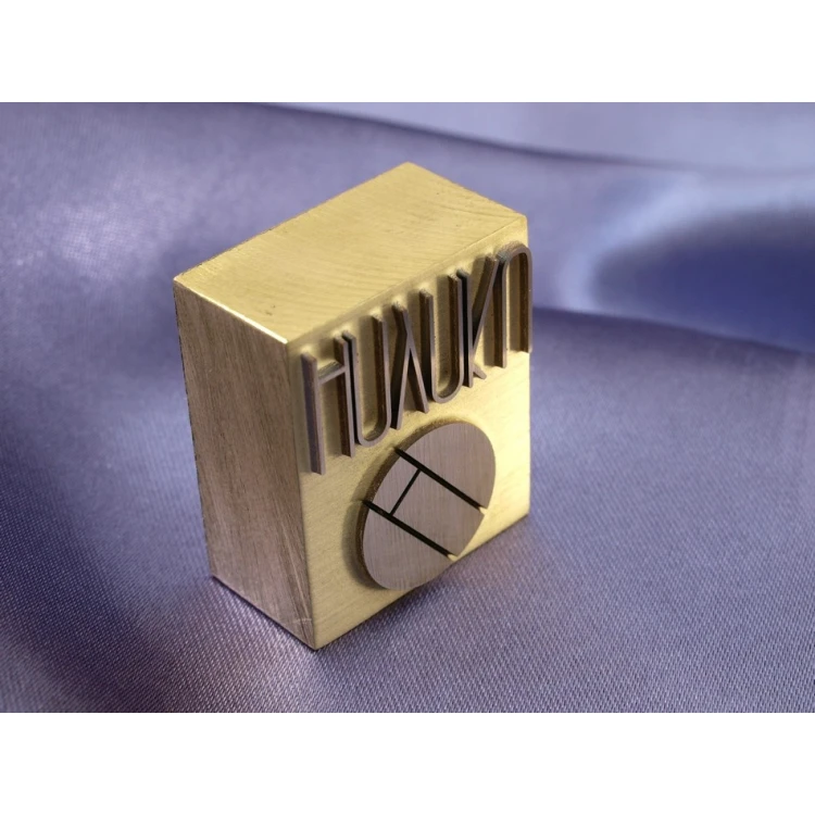 HOTSTAMP - Brass Die / Stamp for Hot Logo Embossing - dimensions: 30x25mm