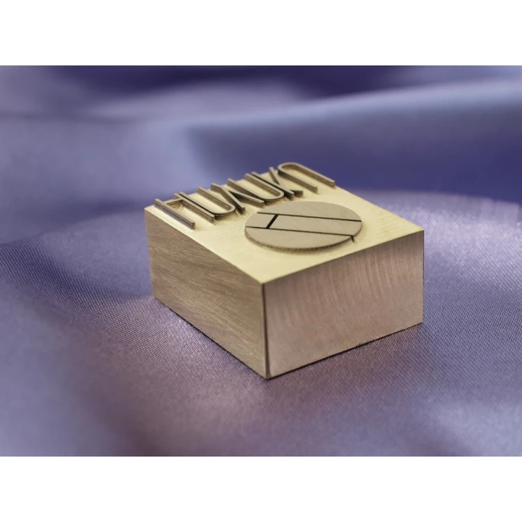 HOTSTAMP - Brass Die / Stamp for Hot Logo Embossing - dimensions: 30x25mm