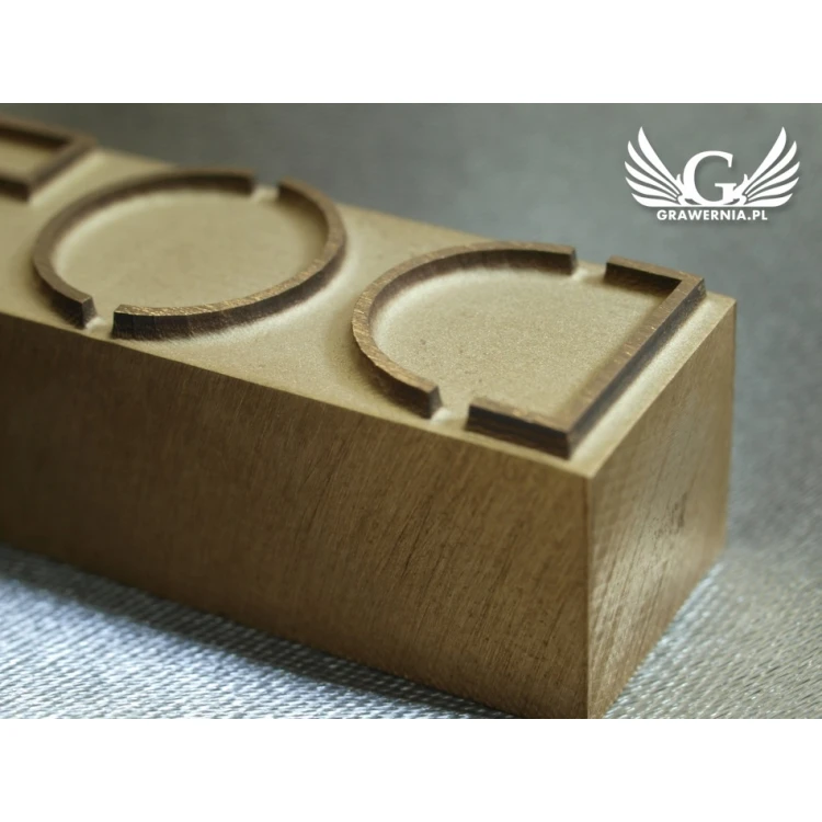 HOTSTAMP - Die / Stamp for hot embossing logo on leather - dimensions: 42x13mm
