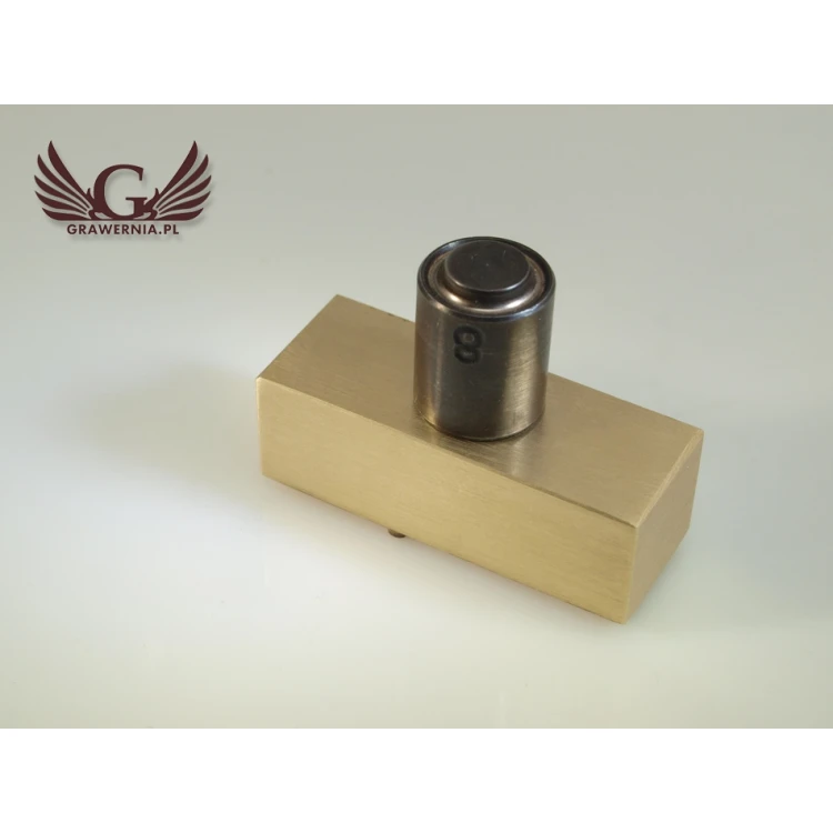 HOTSTAMP - Die / Stamp for hot and cold logo embossing - die dimensions: 42x15.6mm