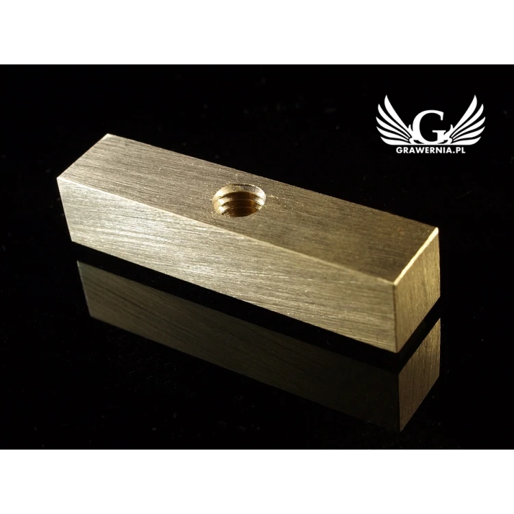 HOTSTAMP - Die / Stamp for hot and cold logo embossing - die dimensions: 52x12mm