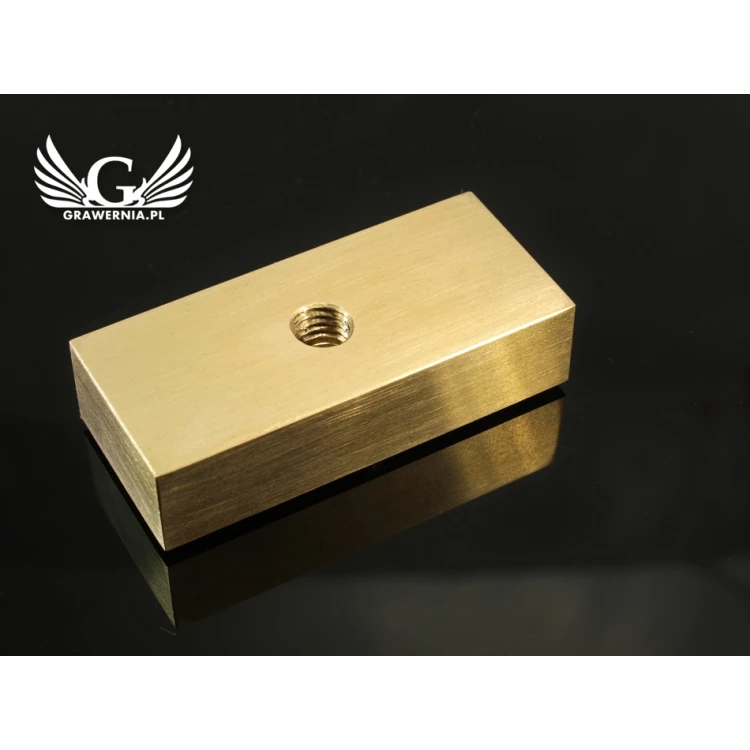 HOTSTAMP - Die / Stamp for hot and cold logo embossing - die dimensions: 57x25mm