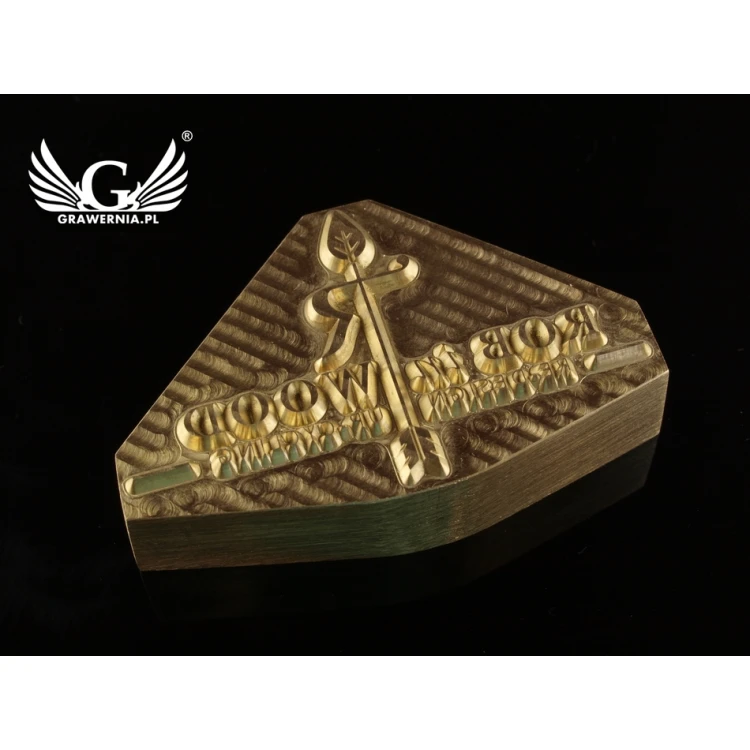 HOTSTAMP - Die / Stamp for hot and cold logo embossing - die dimensions: 56x35mm - CNC