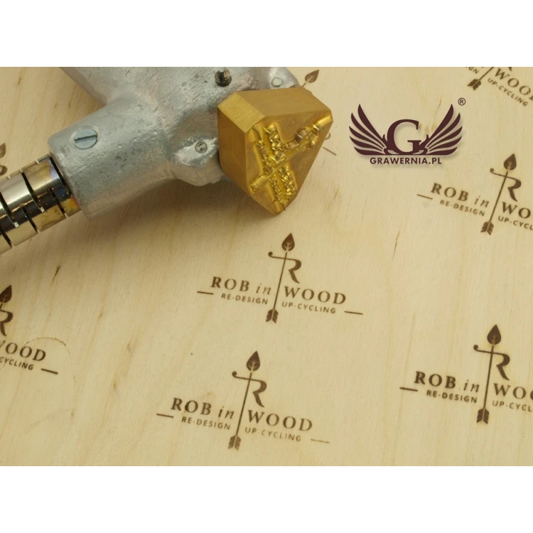 HOTSTAMP - Die / Stamp for hot and cold logo embossing - die dimensions: 56x35mm - CNC