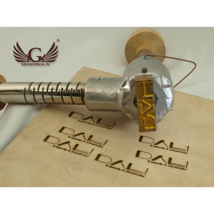 HOTSTAMP - Die/Stamp for hot and cold logo embossing - die dimensions: 47x15mm - CNC