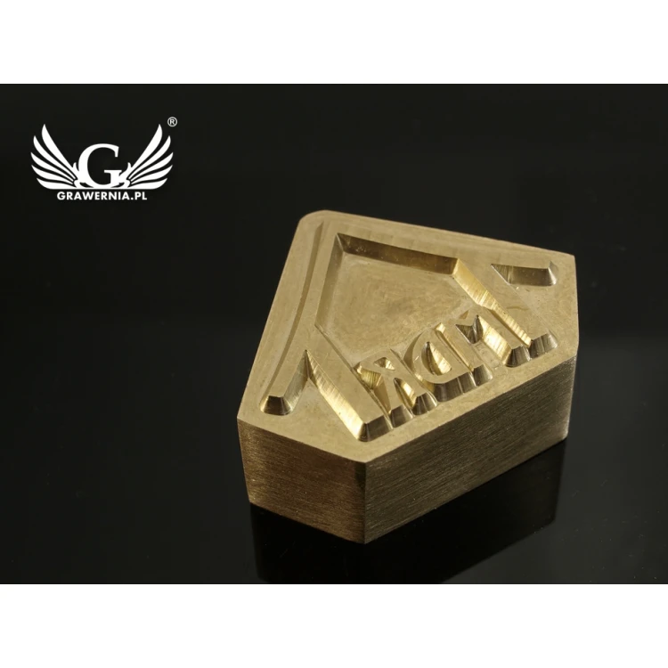 HOTSTAMP - Die / Stamp for hot and cold logo embossing - die dimensions: 32x25mm - CNC