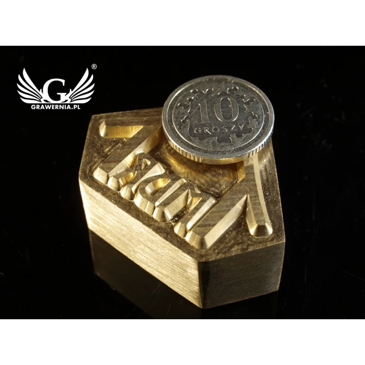 HOTSTAMP - Die / Stamp for hot and cold logo embossing - die dimensions: 32x25mm - CNC