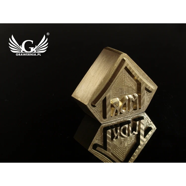 HOTSTAMP - Die / Stamp for hot and cold logo embossing - die dimensions: 32x25mm - CNC